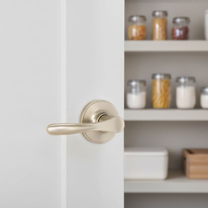 Cosmas 30 Series Satin Nickel Passage Door Lever