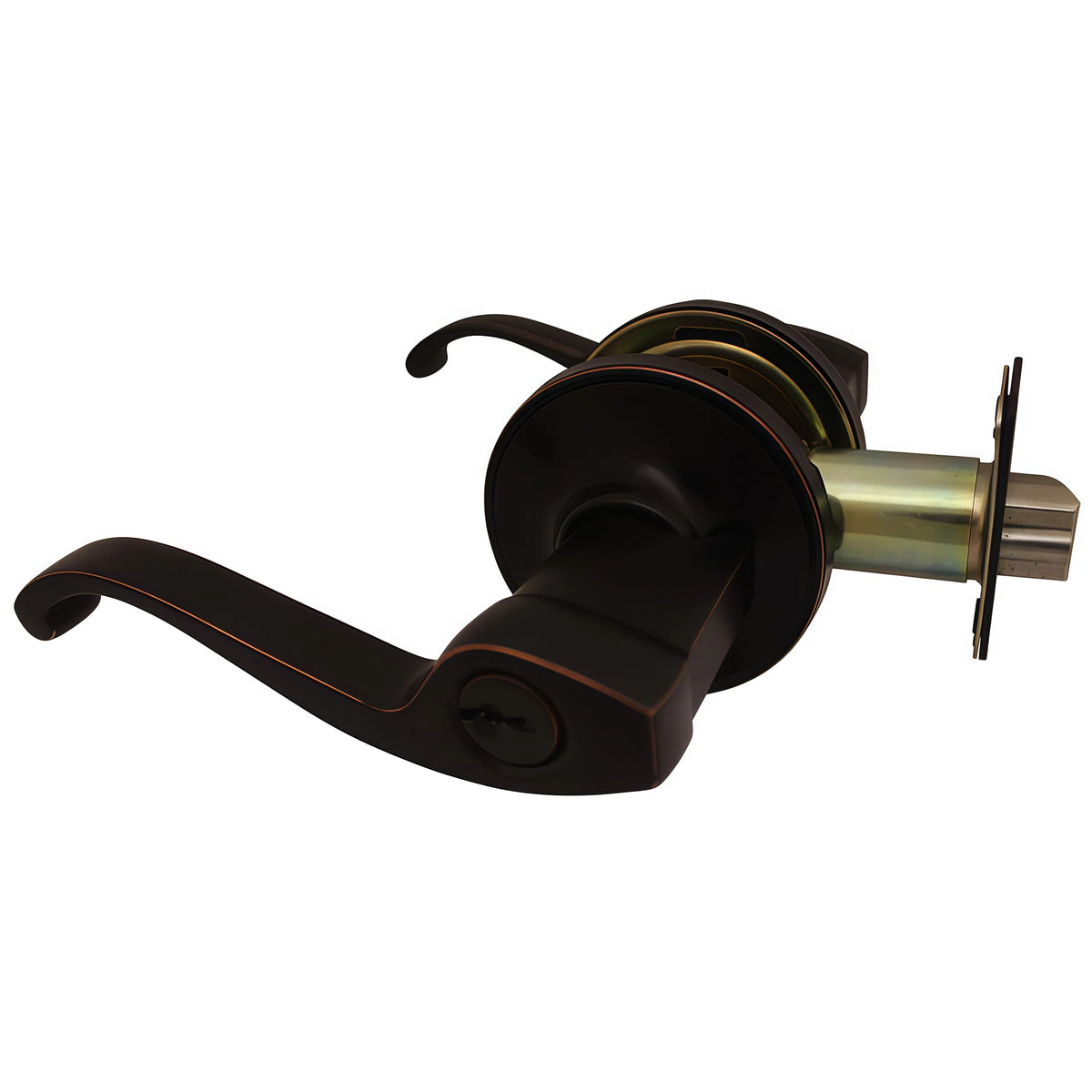 Cosmas 50 Series Oil Rubbed Bronze Entry Door Lever