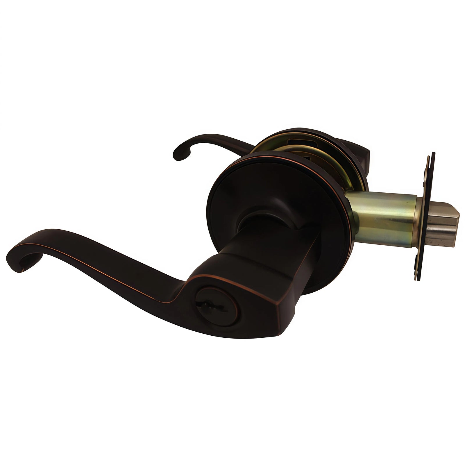 Cosmas 50 Series Oil Rubbed Bronze Entry Door Lever