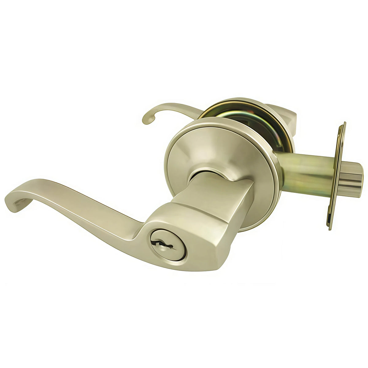 Cosmas 50 Series Satin Nickel Entry Door Lever