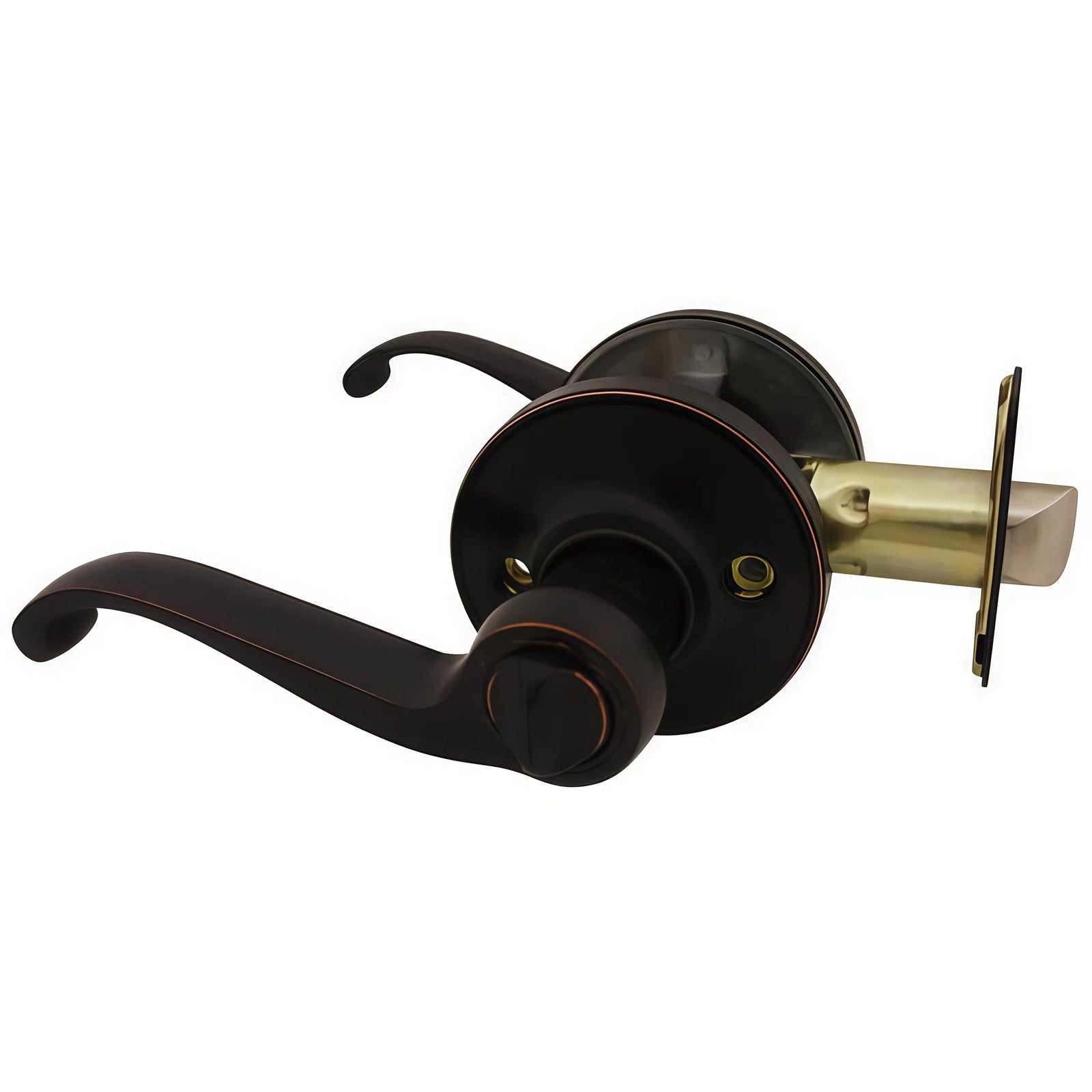 Cosmas 50 Series Oil Rubbed Bronze Privacy Door Lever