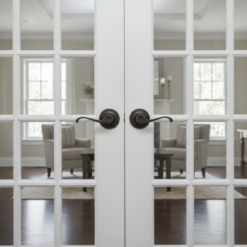 Cosmas 50 Series Oil Rubbed Bronze Dummy Door Lever