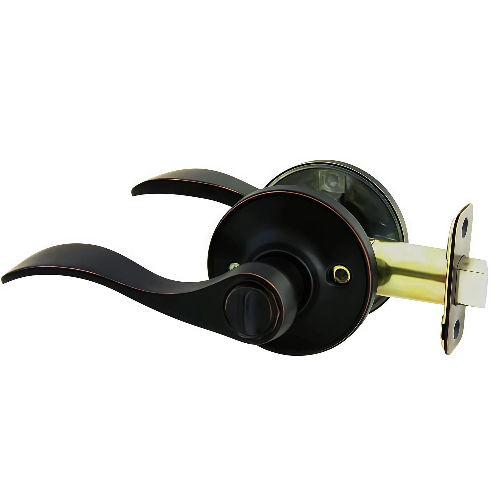 Cosmas 80 Series Oil Rubbed Bronze Privacy Door Lever