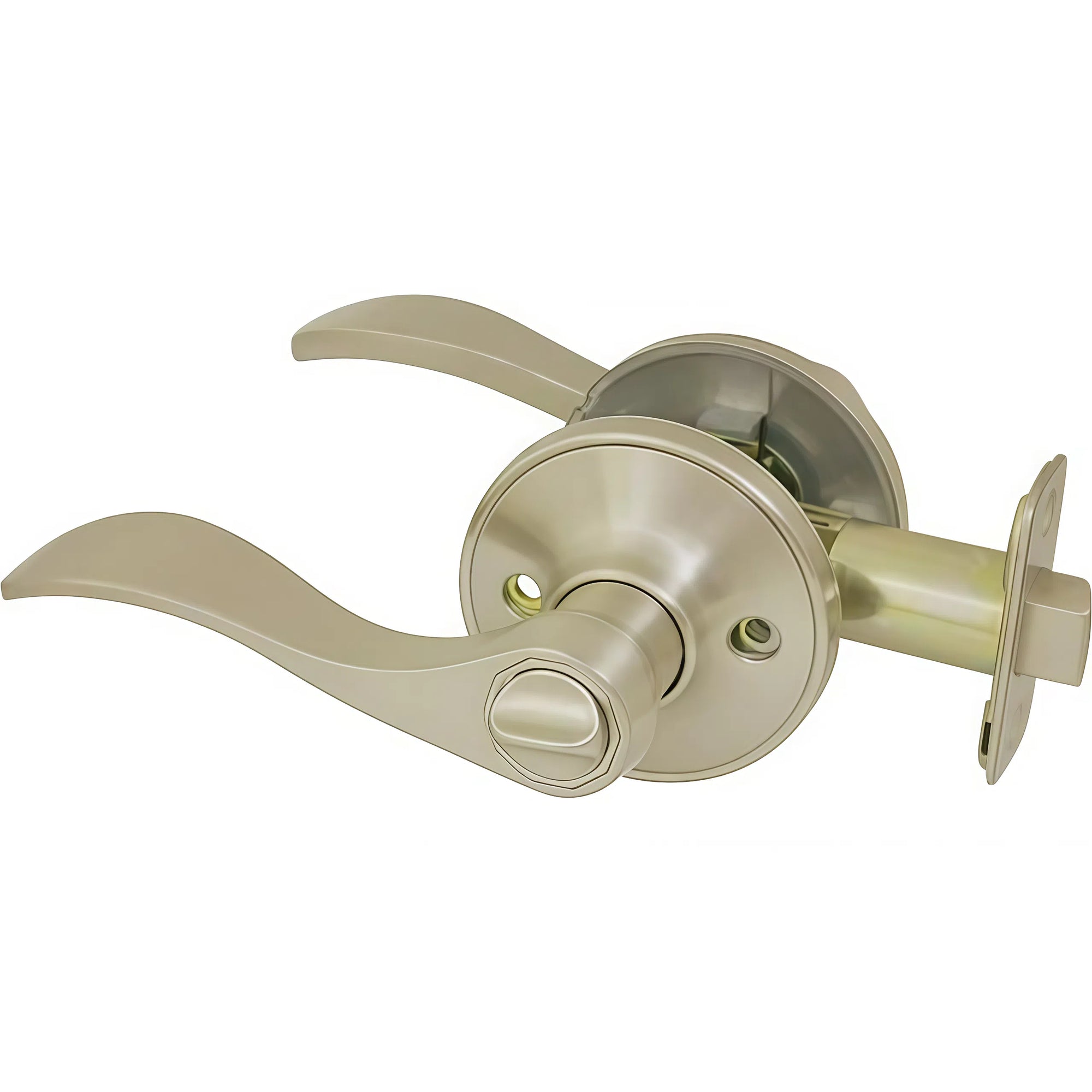 Cosmas 80 Series Satin Nickel Privacy Door Lever