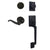Cosmas 600 Series Oil Rubbed Bronze Handleset with 50 Series Interior