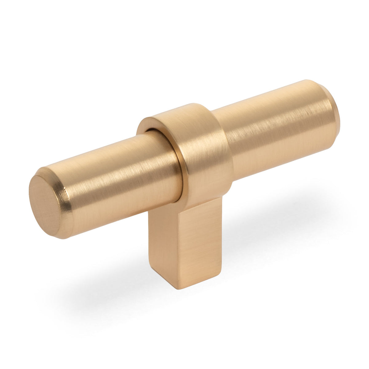 Cosmas 181BG Brushed Gold Euro Style T Bar Knob