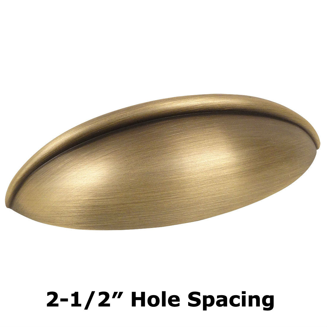 Cosmas 1399BAB Brushed Antique Brass Cabinet Cup Pull