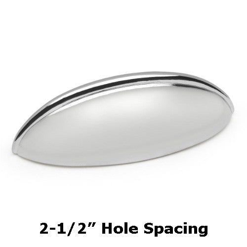 Cosmas 1399CH Polished Chrome Cabinet Cup Pull - Cosmas