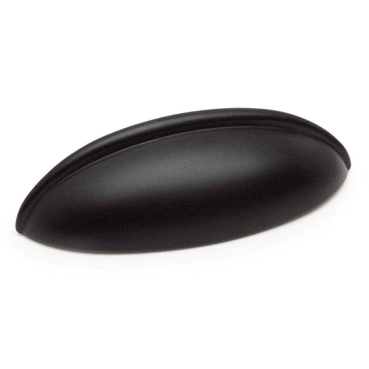 Cosmas 1399FB Flat Black Cabinet Cup Pull