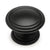 Cosmas 1426FB Flat Black Cabinet Knob - Cosmas