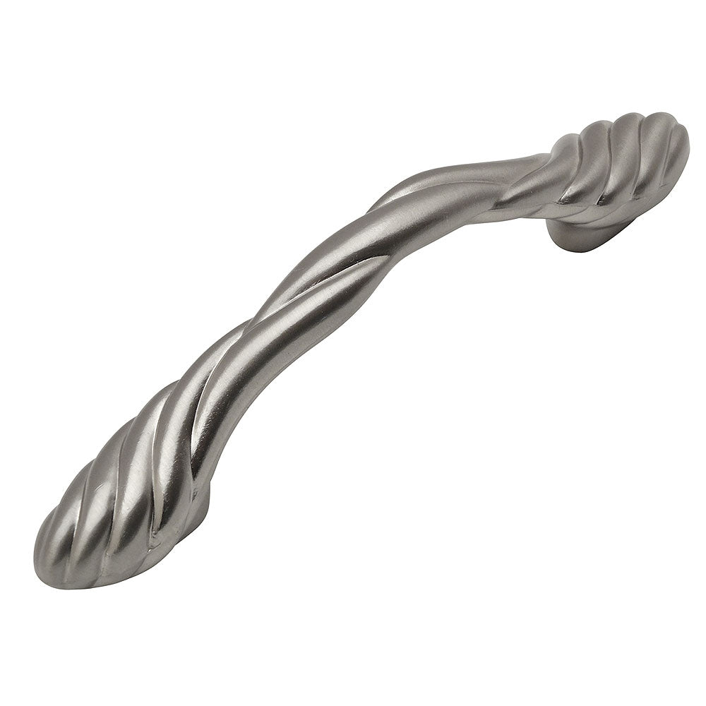 Cosmas 1470SN Satin Nickel Twist Cabinet Pull