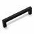 Cosmas 14777-96FB Flat Black Modern Contemporary Cabinet Pull