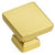 Cosmas 1480BB Brushed Brass Modern Contemporary Square Cabinet Knob