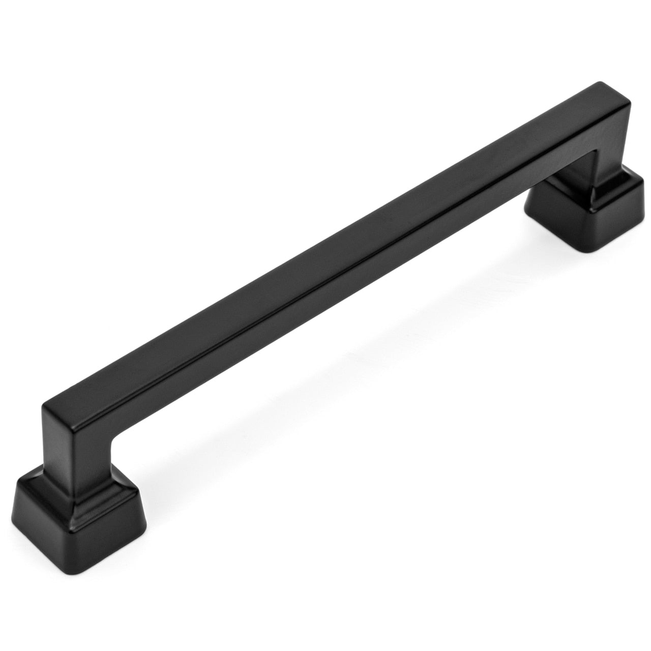 5 Pack - Cosmas 1481-160FB Flat Black Contemporary Cabinet Hardware Handle Pull - 6-5/16" Inch (160mm) Hole Centers 5 Pack - Cosmas 1481-160FB Flat Black Contemporary Cabinet Hardware Handle Pull - 6-5/16" Inch (160mm) Hole Centers