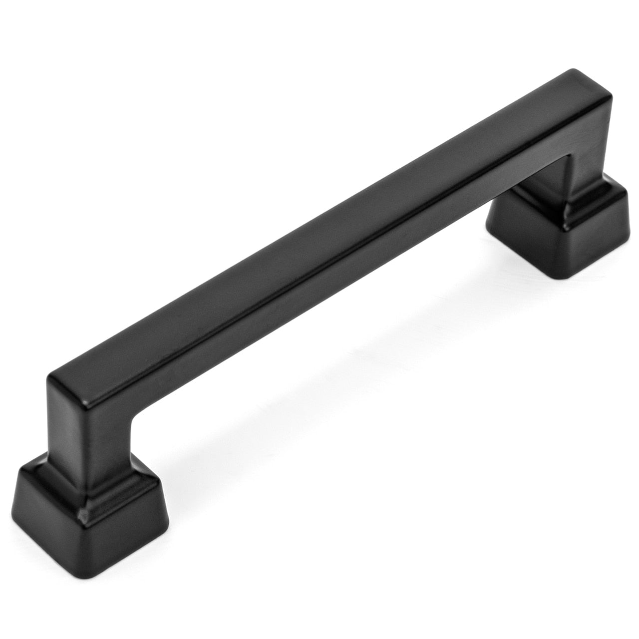 Cosmas 1481-96FB Flat Black Modern Contemporary Cabinet Pull