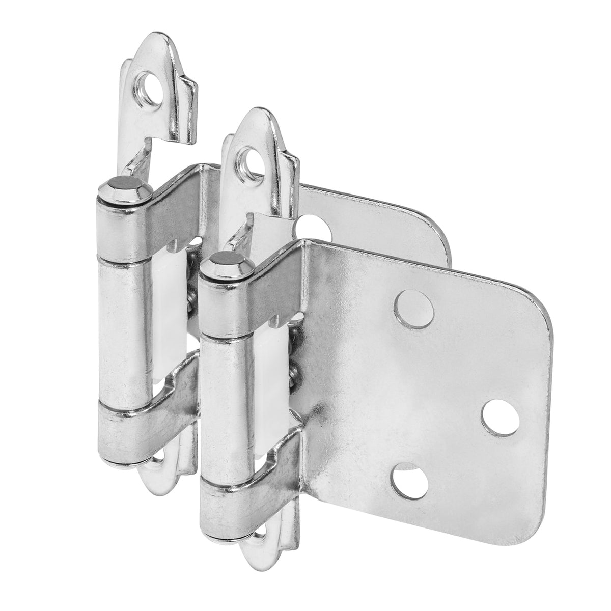 Cosmas 15539-CH Polished Chrome Hinge Variable Overlay (Pair)
