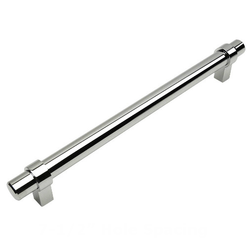 Cosmas 161-192CH Polished Chrome Euro Style Bar Pull