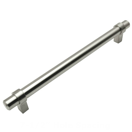 Cosmas 161-192SN Satin Nickel Euro Style Bar Pull - Cosmas