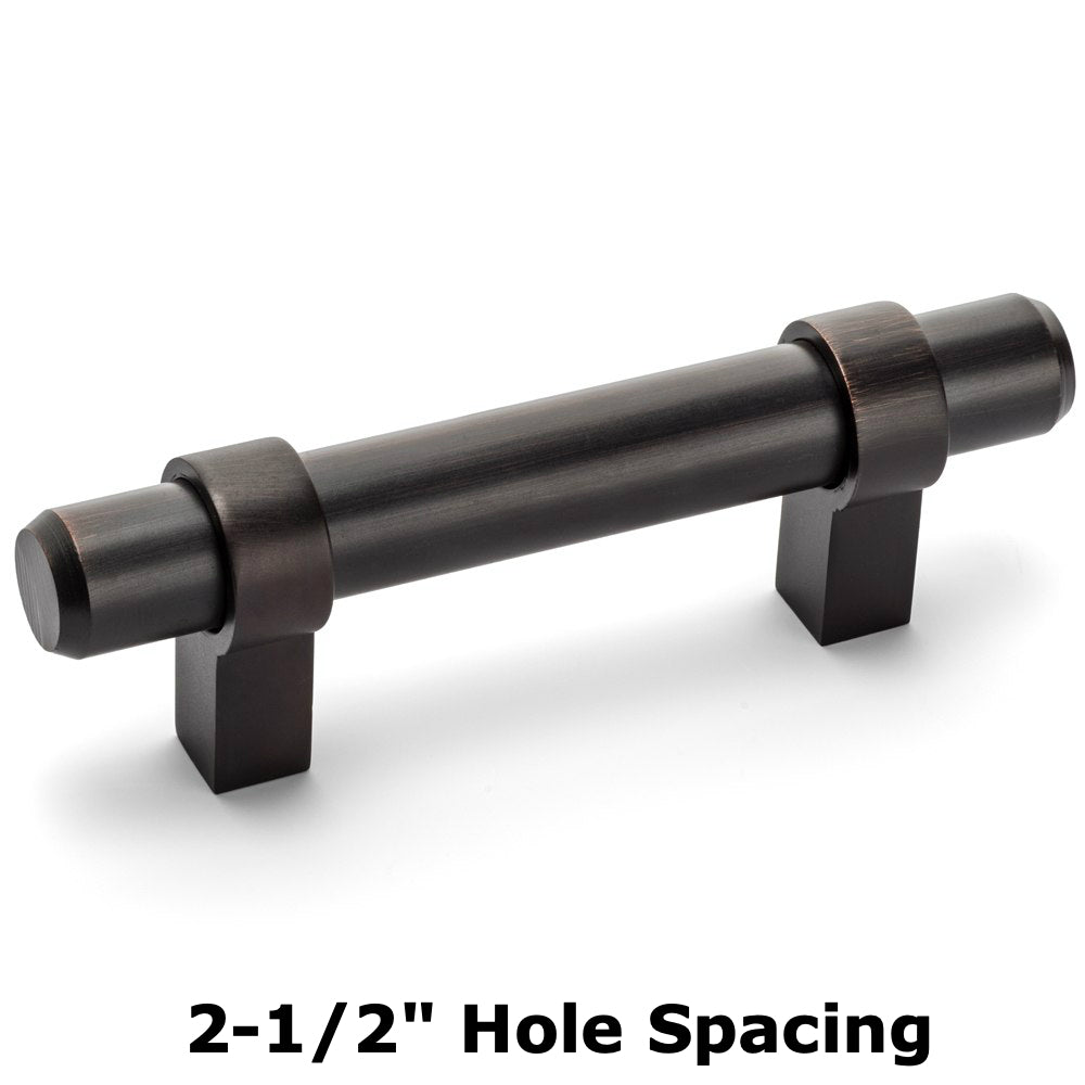 Cosmas 161-2.5ORB Oil Rubbed Bronze Euro Style Bar Pull - Cosmas