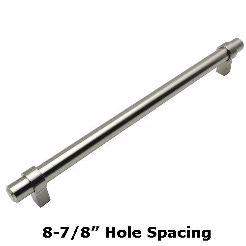 Cosmas 161-224SN Satin Nickel Euro Style Bar Pull - Cosmas