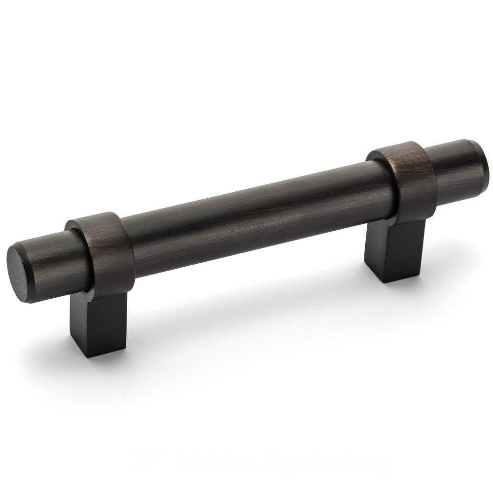 Cosmas 161-3ORB Oil Rubbed Bronze Euro Style Bar Pull