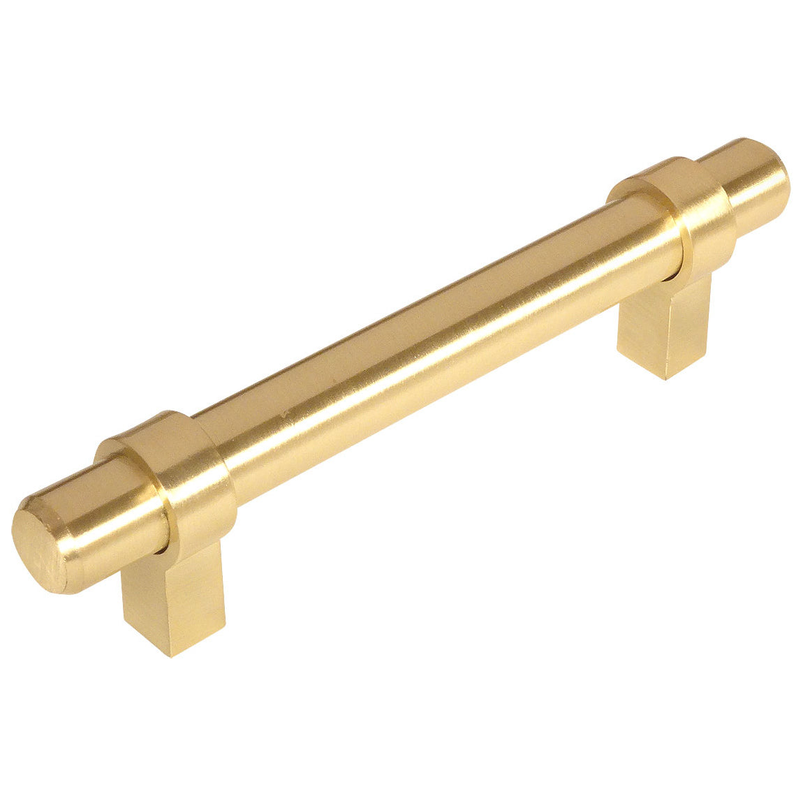 Cosmas 161-4BB Brushed Brass Euro Style Bar Pull - Cosmas