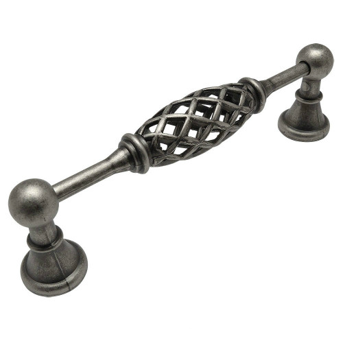 Cosmas 1749-5WN Weathered Nickel Birdcage Cabinet Pull