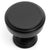 Cosmas 1940FB Flat Black Cabinet Knob