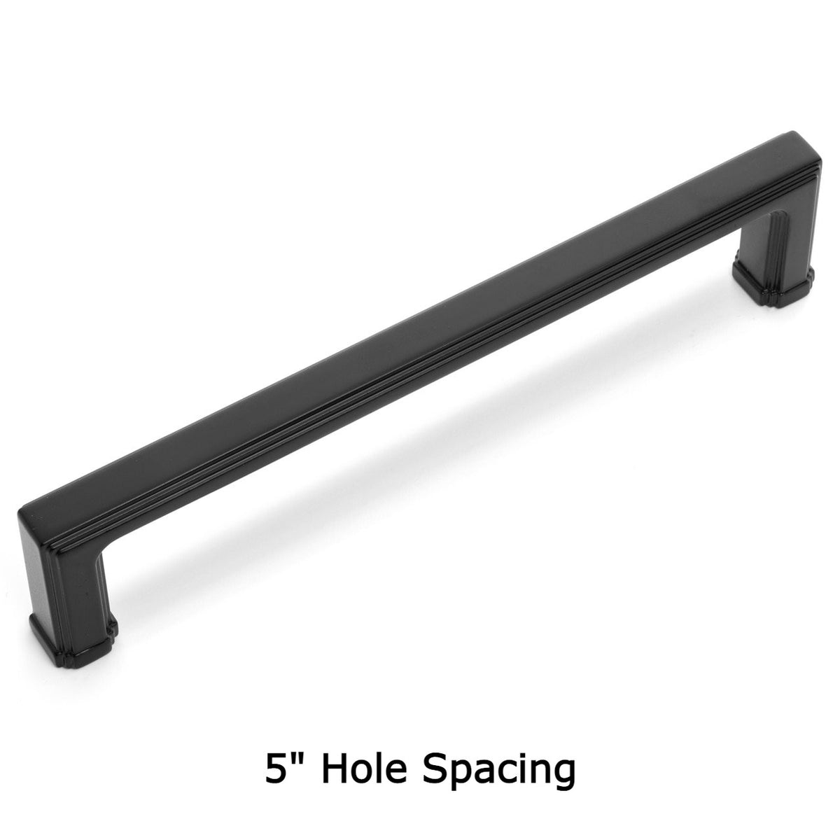 Cosmas 1941-128FB Flat Black Cabinet Pull