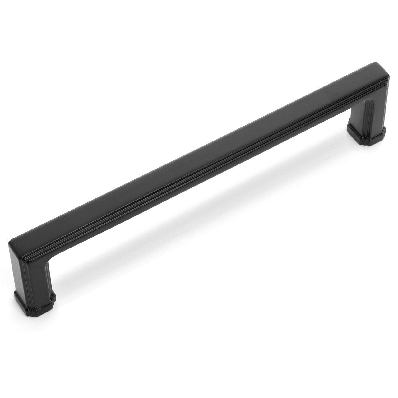 Cosmas 1941-128FB Flat Black Cabinet Pull