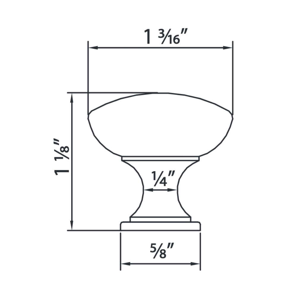 Cosmas 5305PB Polished Brass Round Cabinet Knob
