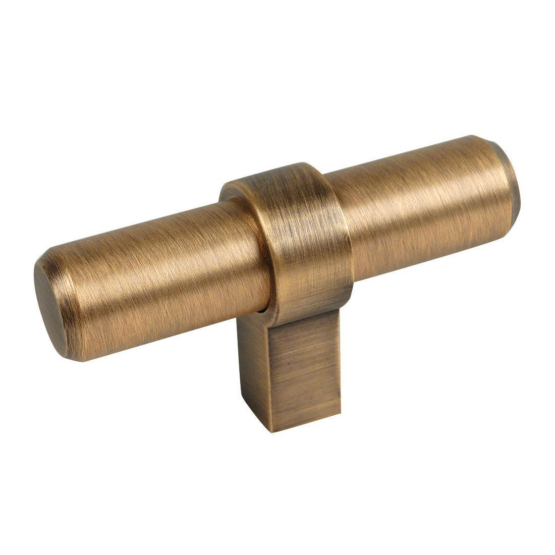 Cosmas 181BAB Brushed Antique Brass Euro Style T Bar Knob