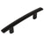 Cosmas 2363-3.5FB Flat Black Subtle Arch Cabinet Pull - Cosmas