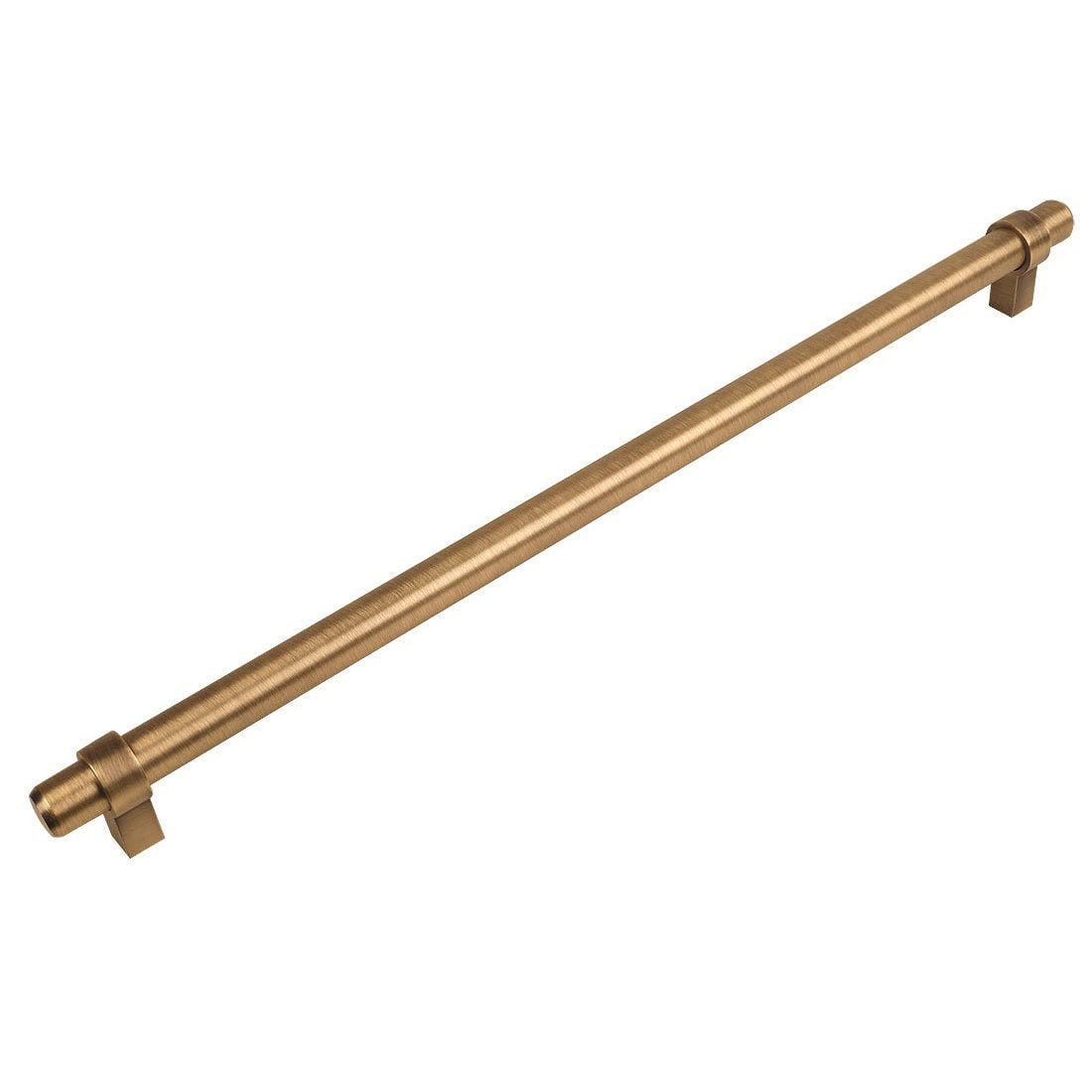 Cosmas 161-319BAB Brushed Antique Brass Cabinet Hardware Euro Style Bar Pull