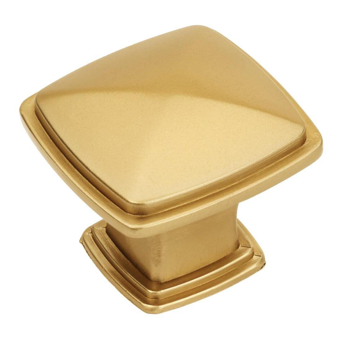 Cosmas 10 Pack 4391gc Gold Champagne Modern Cabinet Hardware Knob - 1-1/4" Inch Square Cosmas 10 Pack 4391gc Gold Champagne Modern Cabinet Hardware Knob - 1-1/4" Inch Square