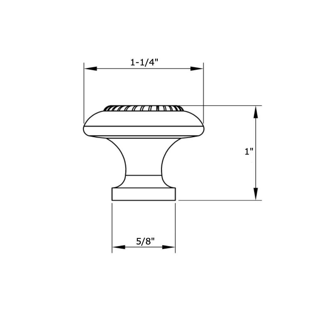 Cosmas 228SN Satin Nickel Rope Cabinet Knob