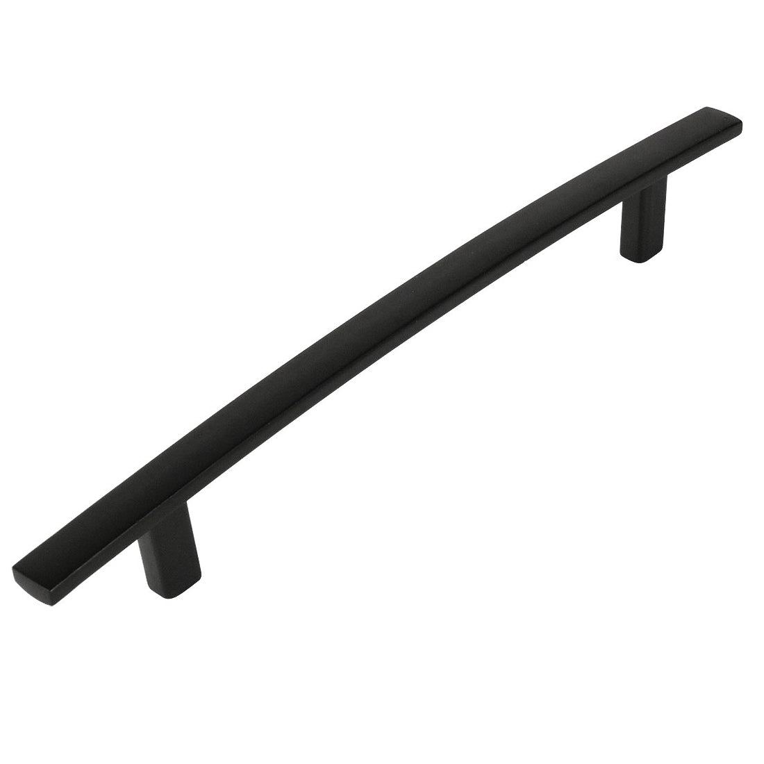 Cosmas 2363-160FB Flat Black Subtle Arch Cabinet Pull - Cosmas