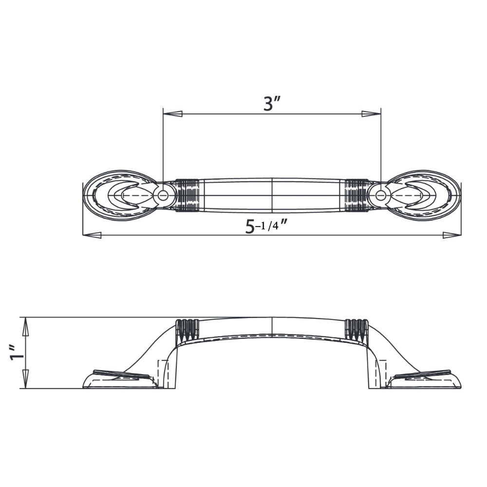 Cosmas 4183SN Satin Nickel Cabinet Pull