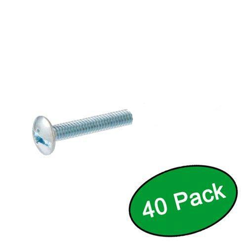 Cosmas Cabinet Hardware UNC 8-32 x 1&quot; Long Mounting Screws (Bag of 40)