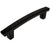 Cosmas 5237FB Flat Black Contemporary Arch Cabinet Pull - Cosmas