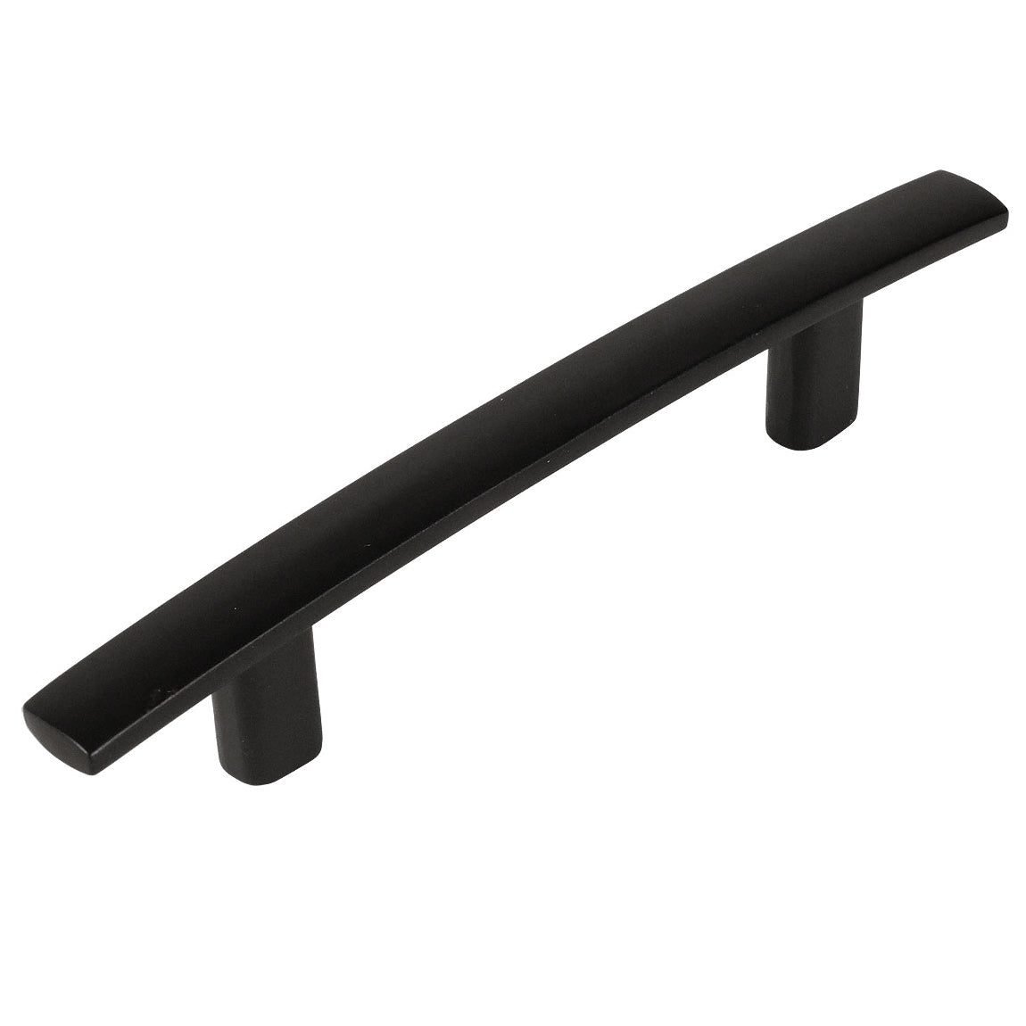 Cosmas 2363-3FB Flat Black Subtle Arch Cabinet Pull - Cosmas