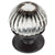 Cosmas 6812ORB-C Oil Rubbed Bronze & Clear Glass Round Cabinet Knob