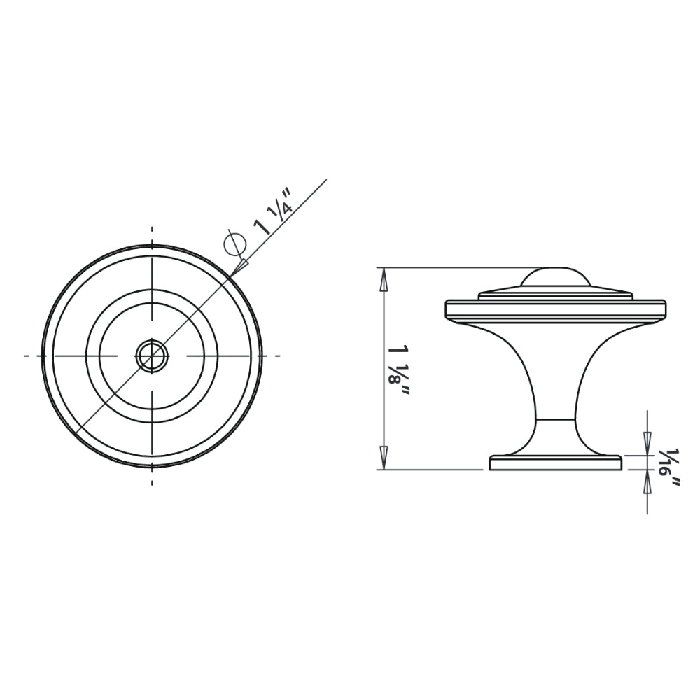 Cosmas 4911SN Satin Nickel Cabinet Knob