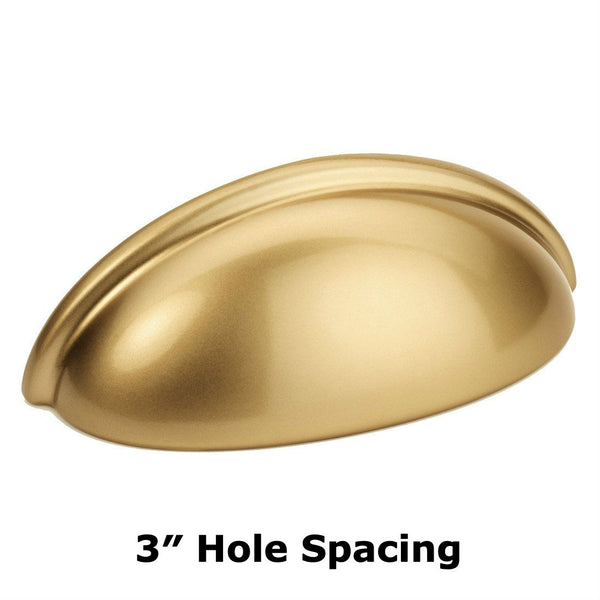 Cosmas 783GC Gold Champagne Cabinet Cup Pull - Cosmas-Hardware.com