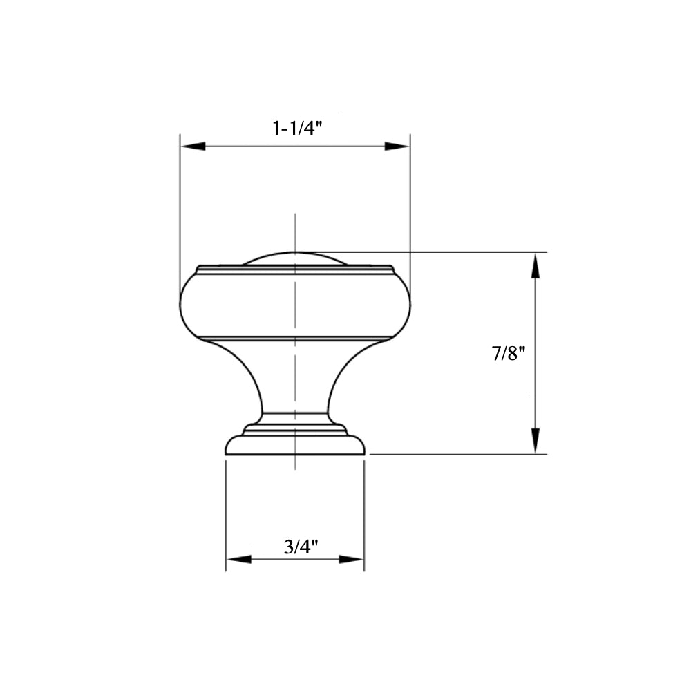 Cosmas 7708ORB Oil Rubbed Bronze Cabinet Knob