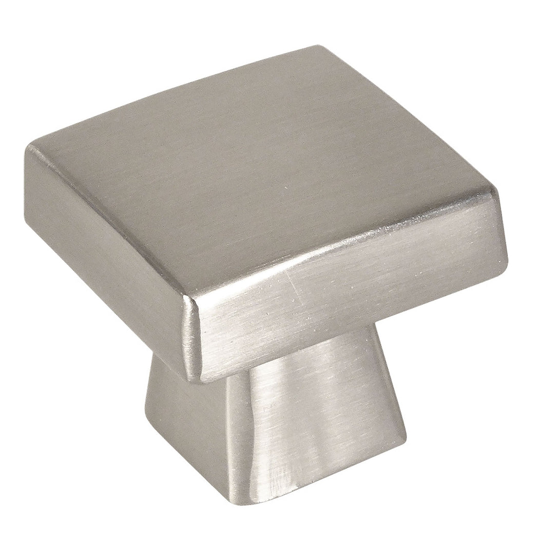 Cosmas 5233SN Satin Nickel Square Contemporary Cabinet Knob - Cosmas