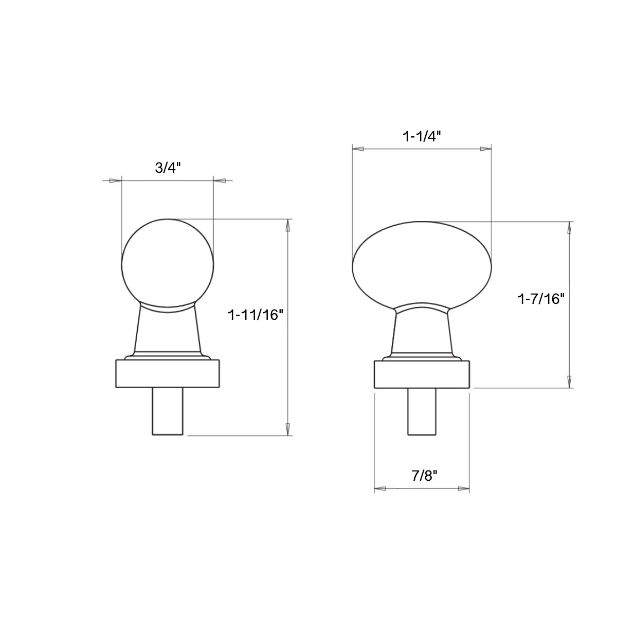 Cosmas 6594SN-C Satin Nickel &amp; Clear Glass Oval Cabinet Knob