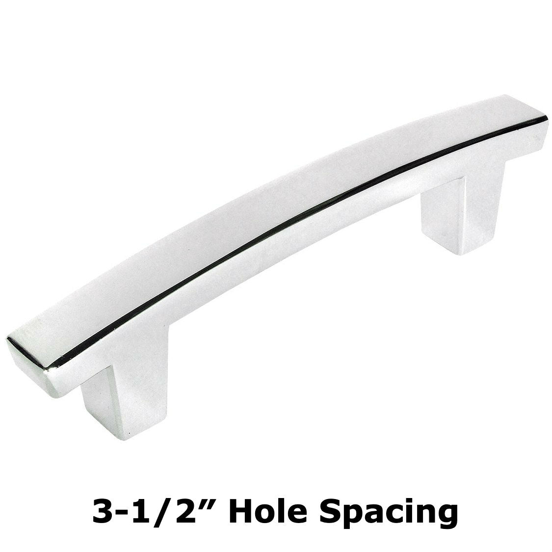 Cosmas 5236CH Polished Chrome Contemporary Arch Cabinet Pull