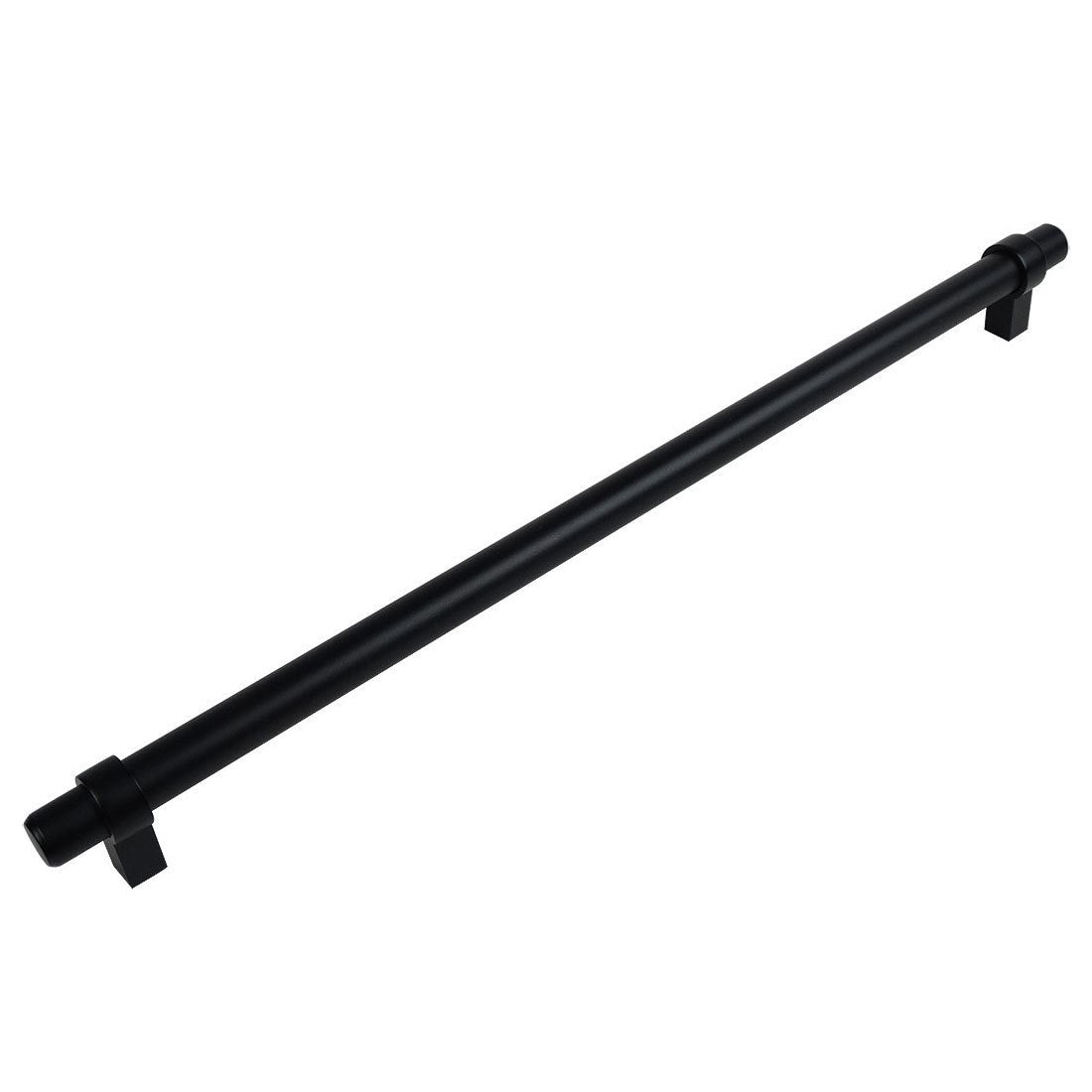 Cosmas 161-224FB Flat Black Cabinet Hardware Euro Style Bar Pull - Cosmas