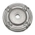 Cosmas 9468SN Satin Nickel Cabinet Knob Backplate